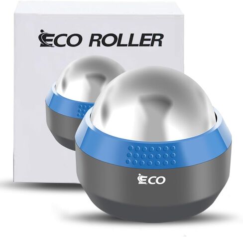 iECO Cold Massage Roller Ball - Ice Roller Ball for Muscles Deep Tissue, Cold & Heat Therapy, Plantar Fasciitis Roller in Kuwait