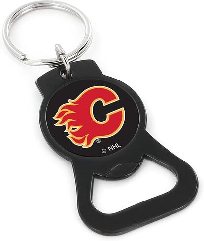 aminco NHL unisex-adult Black Bottle Opener Keychain in Saudi Arabia