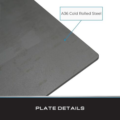 Tie Down Engineering 16 Gauge Cold Rolled Steel Sheet Metal – Smooth Magnetic Steel Plate, Weldable & Formable – Made in USA – Metalworking & Fabrication – 36" x 24" (1 Pack) in Saudi Arabia