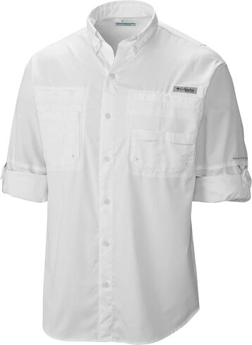 Columbia Men's Plus Tamiami Ii Long Sleeve Shirt (White 01, XX-Large) in Saudi Arabia