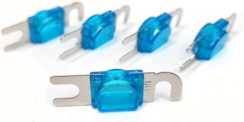 KnuKonceptz Mini-ANL (MIDI/AFS) صمامات نيكل مطلية بالفضة 60A - 5 عبوات in Kuwait