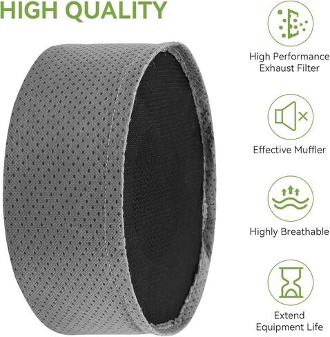 Backpack Vacuum Sound Muffler Filter 100597 For ProTeam Pro 10 Quart Backpack Vacuums - Compatible with Super CoachVac HEPA,Super CoachVac,CoachVac, MegaVac BP Vacuum Cleaner Filter,Reduces Noise in Saudi Arabia