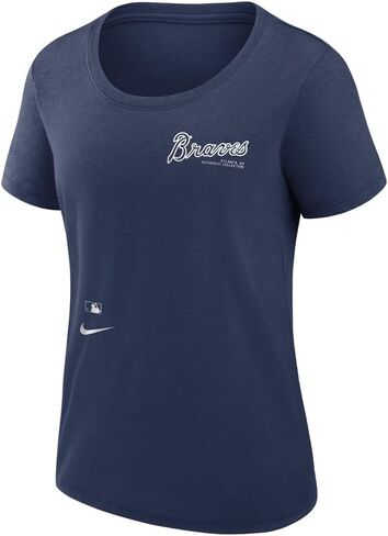 Nike Women's MLB Authentic Collection Performance Scoop Neck Dri-Fit T-Shirt in Saudi Arabia