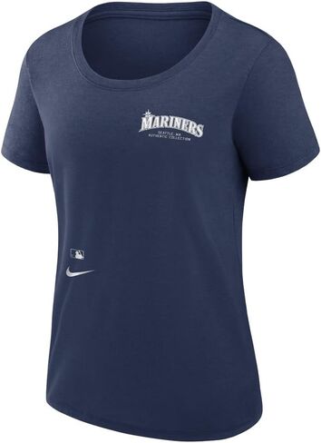 Nike Women's MLB Authentic Collection Performance Scoop Neck Dri-Fit T-Shirt in Saudi Arabia