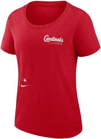 Nike Women's MLB Authentic Collection Performance Scoop Neck Dri-Fit T-Shirt in Saudi Arabia