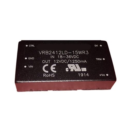V2412LD-15WR3DC-DC وحدة الطاقة 18-36 فولت إلى 12 فولت 1.2 أمبير in Kuwait