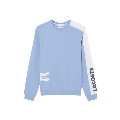 Lacoste mens "Big Croc" Print Loungewear Sweatshirt in Saudi Arabia