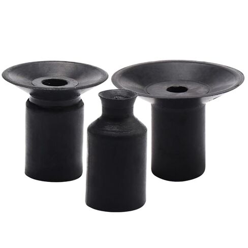 10PCS Vacuum Sucker Manipulator ZP-10/12/14/17/20 Pneumatic Industrial Robot Accessories Mini Vacuum Rubber Suction Cup(ZPL-02 Black) in Saudi Arabia