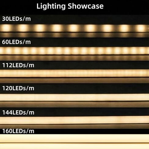 قناة LED مجوفة بدون حواف من الألومنيوم، قناة موزع ضوء شريط LED مع غطاء أبيض حليبي، عرض 12.6 مم لإضاءة خزانة حائط السقف الجاف، 6 عبوات 1 متر/3.3 قدم in Saudi Arabia