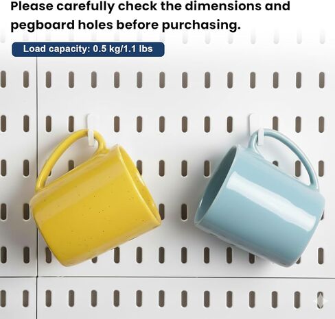 بالإضافة إلى 20 قطعة من خطافات Pegboard، وخطافات لوحة Pegboard للتعليق، وملحقات منظم لوحة Pegboard المتوافقة مع IKEA Skadis Pegboard، وشماعات عالمية للمطبخ والمكتب in Kuwait