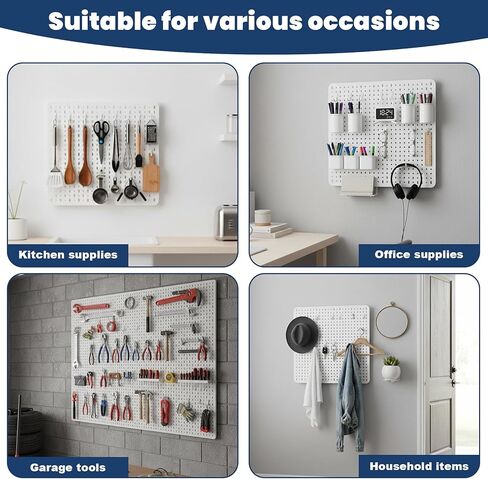 بالإضافة إلى 20 قطعة من خطافات Pegboard، وخطافات لوحة Pegboard للتعليق، وملحقات منظم لوحة Pegboard المتوافقة مع IKEA Skadis Pegboard، وشماعات عالمية للمطبخ والمكتب in Kuwait