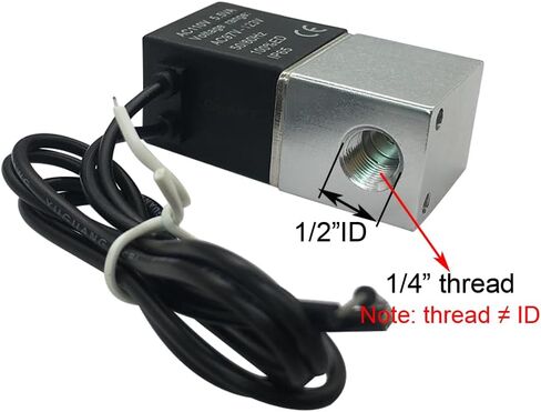 Electric Solenoid Valve 1/4" NPT AC 110V 2 Way Normally Closed in Saudi Arabia