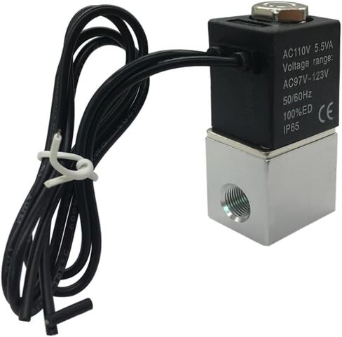 Electric Solenoid Valve 1/4" NPT AC 110V 2 Way Normally Closed in Saudi Arabia