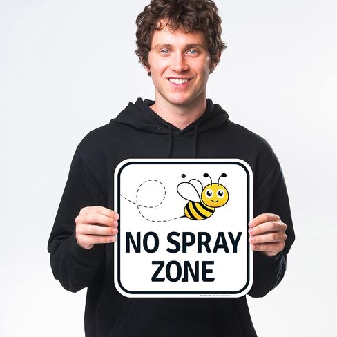 Sigo Signs No Spray Zone Sign, (SI-62251) 12x12 Inches, Rust Free .040 Aluminum, Fade Resistant, Made in USA by Sigo Signs in Kuwait