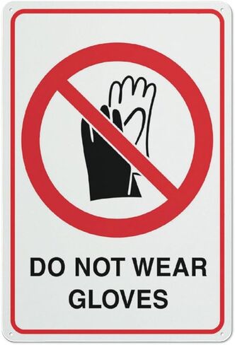Do Not Sit Here Sign 12 X 8 Inch Metal Sign, Rustproof Aluminum, Multicolor in Saudi Arabia