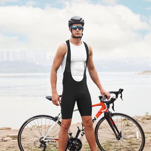 qualidyne Men's Cycling Bib Shorts 4D Padded Bike Bib Shorts Road Biking Bicycle Shorts in Saudi Arabia