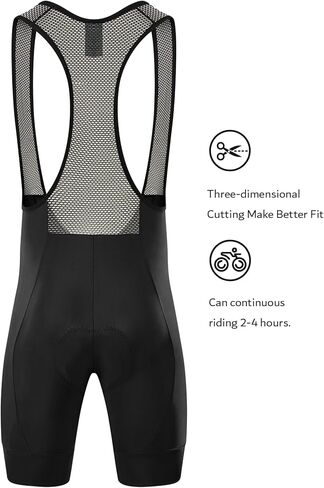 qualidyne Men's Cycling Bib Shorts 4D Padded Bike Bib Shorts Road Biking Bicycle Shorts in Saudi Arabia