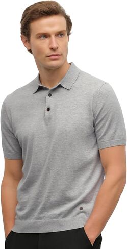 KVSS Men's Polo-Neck T-Shirts Short Sleeve Pima Cotton & Cashmere Polo Shirt for Men | Luxury from Inner Mongolia in Saudi Arabia
