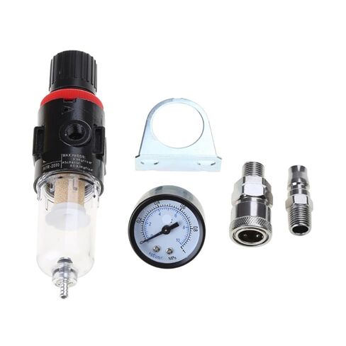 Air Pressure Regulator PT1/2" air Compressor Moisture Trap Filter Regulator with Pressure Gauge Water Oil Separator in Saudi Arabia