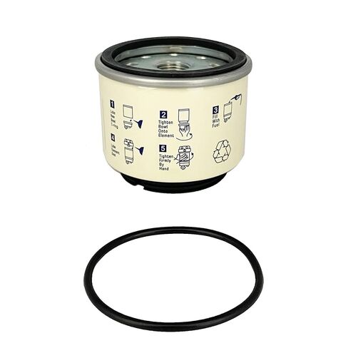 زيت الوقود فاصل المياه توربو فلتر المحرك NPT ZG1/4-19 R12T لـ 140R 120AT S3240 R12S R12P in Saudi Arabia