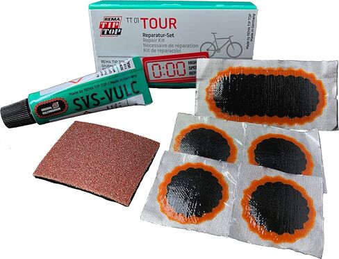 Rema Four (4) Touring Bicycle Tube Patch Repair Kits TT01 (21) - Small TT O1 in Saudi Arabia