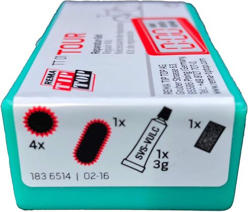 Rema Four (4) Touring Bicycle Tube Patch Repair Kits TT01 (21) - Small TT O1 in Saudi Arabia