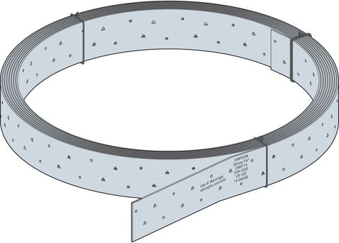 Simpson Strong-Tie CMST14 CMST 52-1/2 ft. 14-Gauge Galvanized Coiled Strap in Saudi Arabia