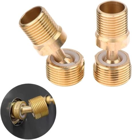 1/2Pcs Adjustable Angle Adapter Valve with 360-Degree Flexibility Copper Construction Universal Fit for Plumbing Accessories(2pcs) in Saudi Arabia