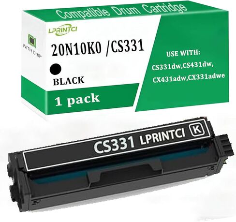 CS331 CX331 Toner Cartridge-1 Pack, 20N10K0 Replacement for Lexmark CS331 CX331 CS431 CX431 Color Printers(with Chip) in Saudi Arabia