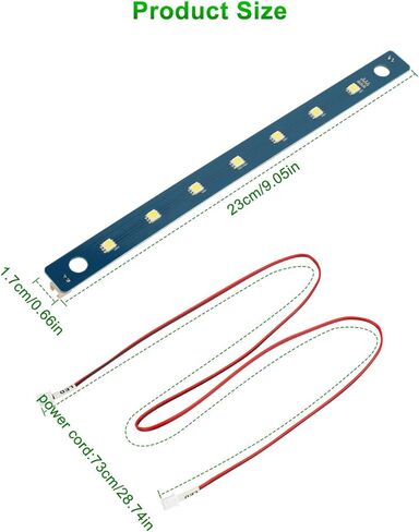 طقم إضاءة LED Mviioe AD5M بديل لطابعة Flashforge Adventurer 5M/5M Pro ثلاثية الأبعاد، 24 فولت 7 قطع خرز مصباح مع كابل مرن وشريط إضاءة ساطع ملحقات الطابعة ثلاثية الأبعاد in Saudi Arabia