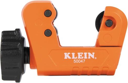 Klein Tools 50047 Mini Tubing Cutter, 1-1/8 Inch O.D. Cutting Capacity for Aluminum and Copper Tubing, Spare Blade Included in Saudi Arabia