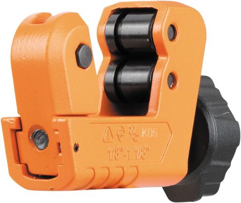 Klein Tools 50047 Mini Tubing Cutter, 1-1/8 Inch O.D. Cutting Capacity for Aluminum and Copper Tubing, Spare Blade Included in Saudi Arabia