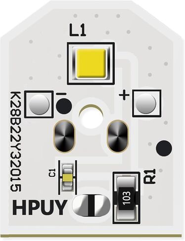 HPUY WR55X11132 WR55X25754 مصباح LED لثلاجة GE استبدال WR55X30602 WR55X26486 PS4704284 3033142 EAP12172918 AP6261806، بدون غطاء فقط لوحة PCB LED in Kuwait