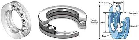 TMP1105 51108 محمل كروي مع قناة مخددة 40x60x13mm ABEC-1 محامل محورية 8108 in Kuwait