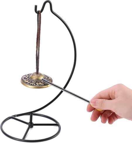 Tingsha Chime Bells 2.5" Table Healing Bell with Striker,Tibetan Finger Cymbals for Spiritual Healing Mindfulness Meditation Yoga Buddhist, Relaxation(2 Dragons Embossed) in Saudi Arabia