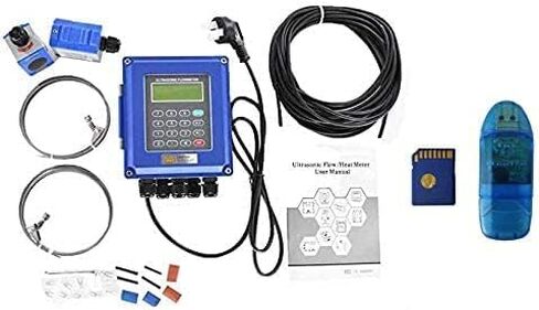 Ultrasonic Flow Meter Flowmeter with SD Card Data Logger DN25~100mm TS-2 Small Size Clamp-on Transducer in Kuwait
