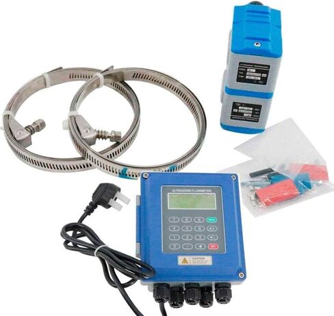 Ultrasonic Flow Meter Flowmeter with SD Card Data Logger DN25~100mm TS-2 Small Size Clamp-on Transducer in Kuwait