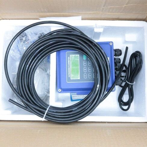 Ultrasonic Flow Meter Flowmeter with SD Card Data Logger DN25~100mm TS-2 Small Size Clamp-on Transducer in Kuwait