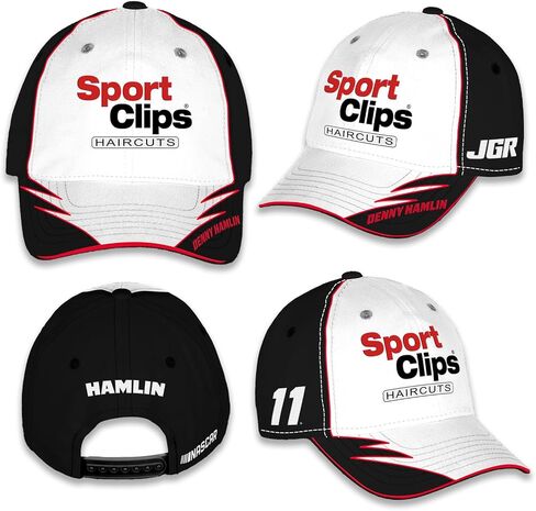 Denny Hamlin #11 NASCAR 2025 Element Snapback White Hat in Saudi Arabia