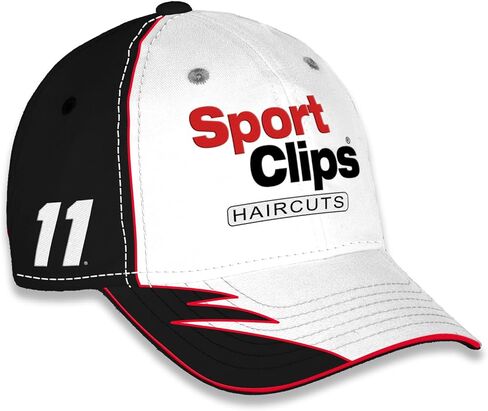 Denny Hamlin #11 NASCAR 2025 Element Snapback White Hat in Saudi Arabia
