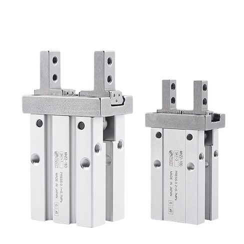 1pc Pneumatic Air Cylinder Parallel Standard Type Air Gripper MHZ2/MHZL2 Series 6D/10D/16D/20D/25D/32D/40D(MHZ2-25D) in Saudi Arabia