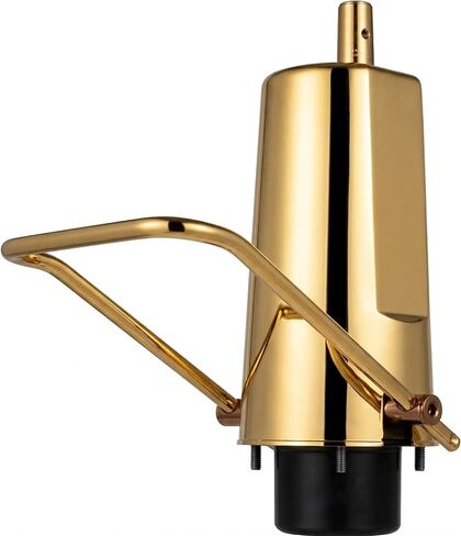 Barber Hydraulic Pump for Salon Hair Chair, Height Adjustable Spa Styling Chair Pump Replacement, 23 in 440lbs Load Capacity, Gold in Saudi Arabia
