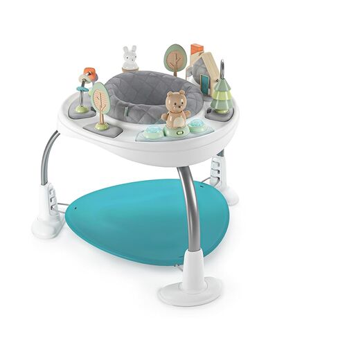 سترة وطاولة لمركز أنشطة الأطفال 2 في 1 من Ingenuity Spring & Sprout مع ألعاب للرضع - للأعمار من 6 أشهر فما فوق، First Forest in Kuwait