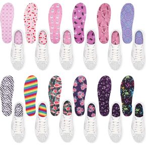 12 Pairs No Show Socks Sockless Shoe Liner Washable Barefoot Shoe Insoles No Slipping Inserts for Women Man in Saudi Arabia