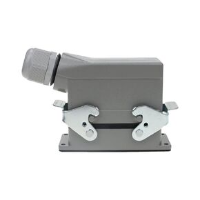 Rectangular Heavy-Duty Connector HDC-HE 4/6/10/16/20/24/32/48 pin 16A Plug top Edge(24 core Lateral line) in Kuwait