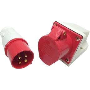 Industrial Plug and Socket Connector 380V Three-Phase Electric 3 core 4 5 Hole 16A Waterproof Explosion-Proof Aviation(5P plug) in Saudi Arabia
