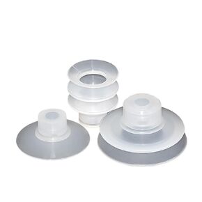 1pc DP-06/08/10/12/15/20/25/30/35/40/50 Large Head White Silicone Round Double Layers Vacuum Suction Cup(G18-11,SP) in Saudi Arabia