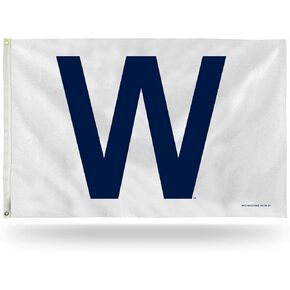Rico MLB Chicago Cubs - W Flag 60 in. H x 0.13 in. W in Kuwait