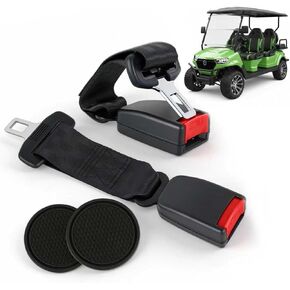 2 PCS Universal Golf Cart Seat Belt Kit for EZGO, Yamaha, Club Car, Front & Rear Seat Compatible (No Bracket Included) in Saudi Arabia