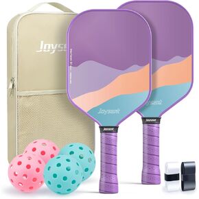 Pickleball Paddles Set of 2, Lightweight Pickleball Racket for Beginner, USAPA Approved Fiberglass Surface Pickleball Set with Non-Slip Comfort Grip in Saudi Arabia